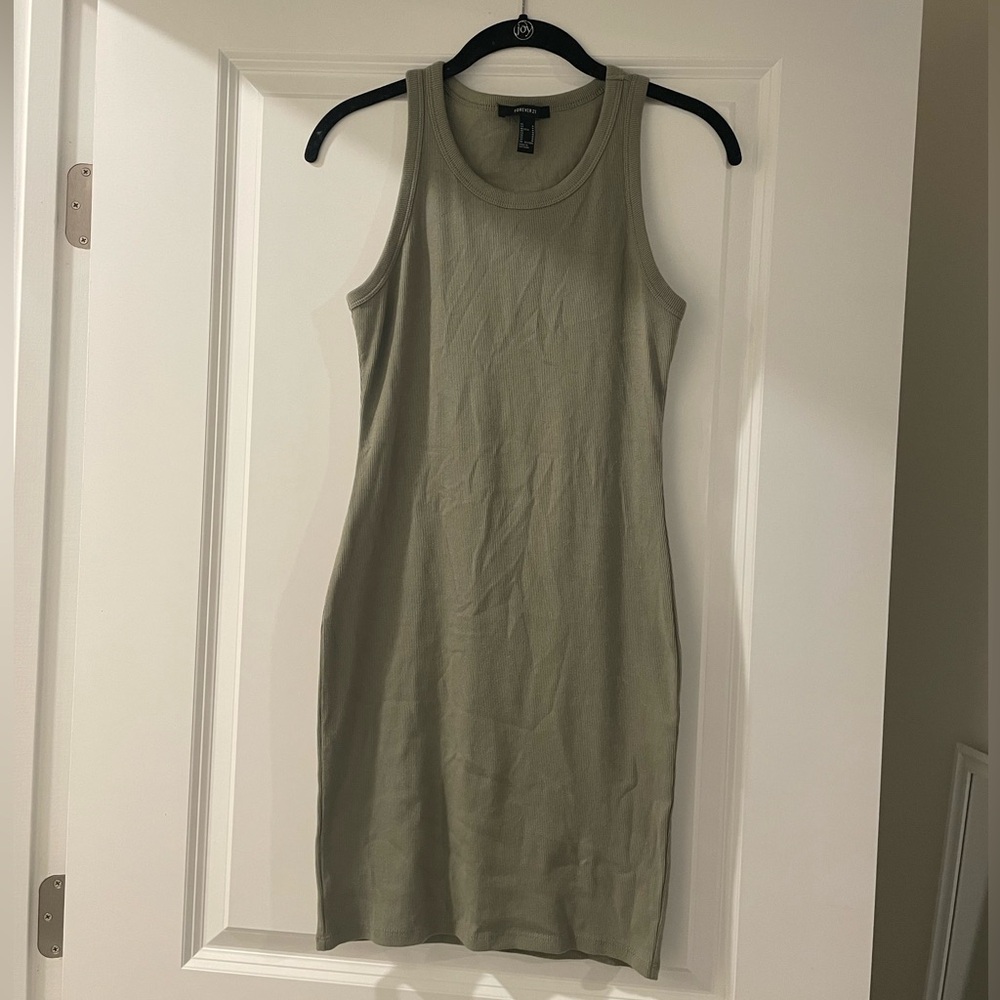 Forever 21 dress | forever 21 green bodycon mini dress